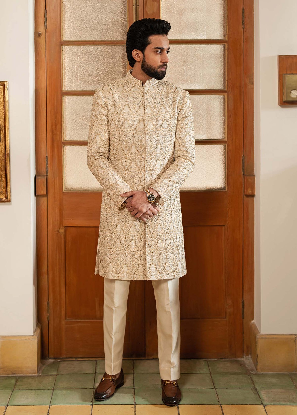 Pakistani Menswear | Kanwal Malik | Shams by Kanwal Malik - Designer Dress - Type: MensWear - Available at Libayah - 100% Original