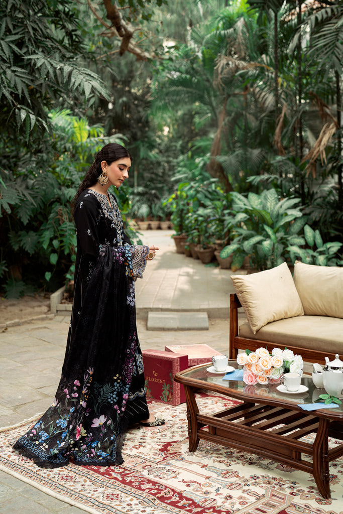 Florent | Eid Edits Luxury Lawn | FEE -2A by Florent - Designer Dress - Type: Ladies Clothes - Available at Libayah - 100% Original