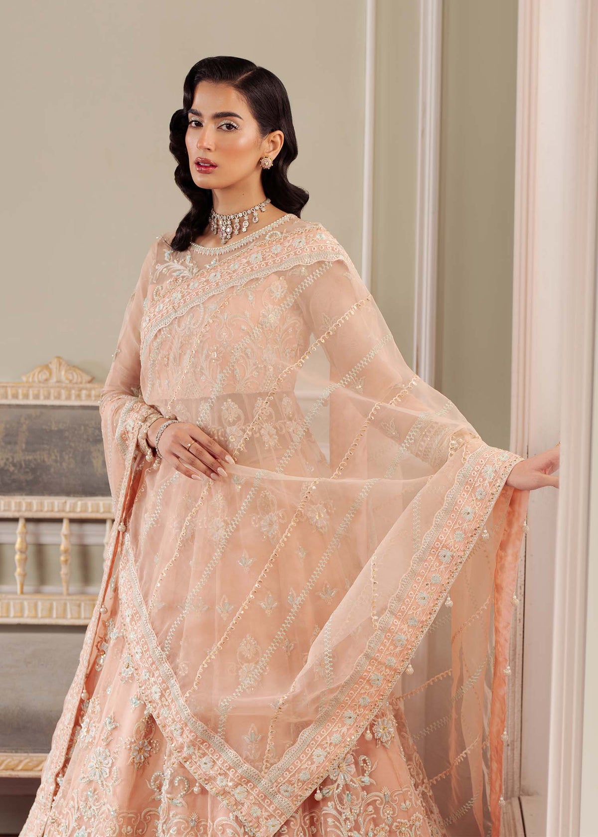 Dastoor | Airah Festive 25 | Cascade by Dastoor - Designer Dress - Type: Ladies Clothes - Available at Libayah - 100% Original