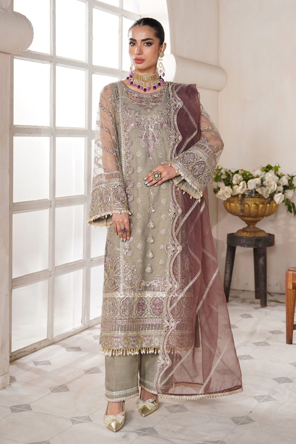Avyana | Nazneen Festive Edit 24 | Inara by Avyana - Designer Dress - Type: Ladies Clothes - Available at Libayah - 100% Original