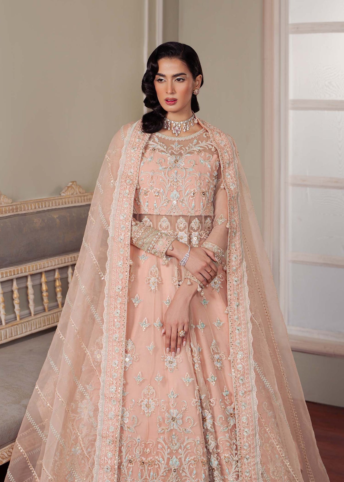 Dastoor | Airah Festive 25 | Cascade by Dastoor - Designer Dress - Type: Ladies Clothes - Available at Libayah - 100% Original