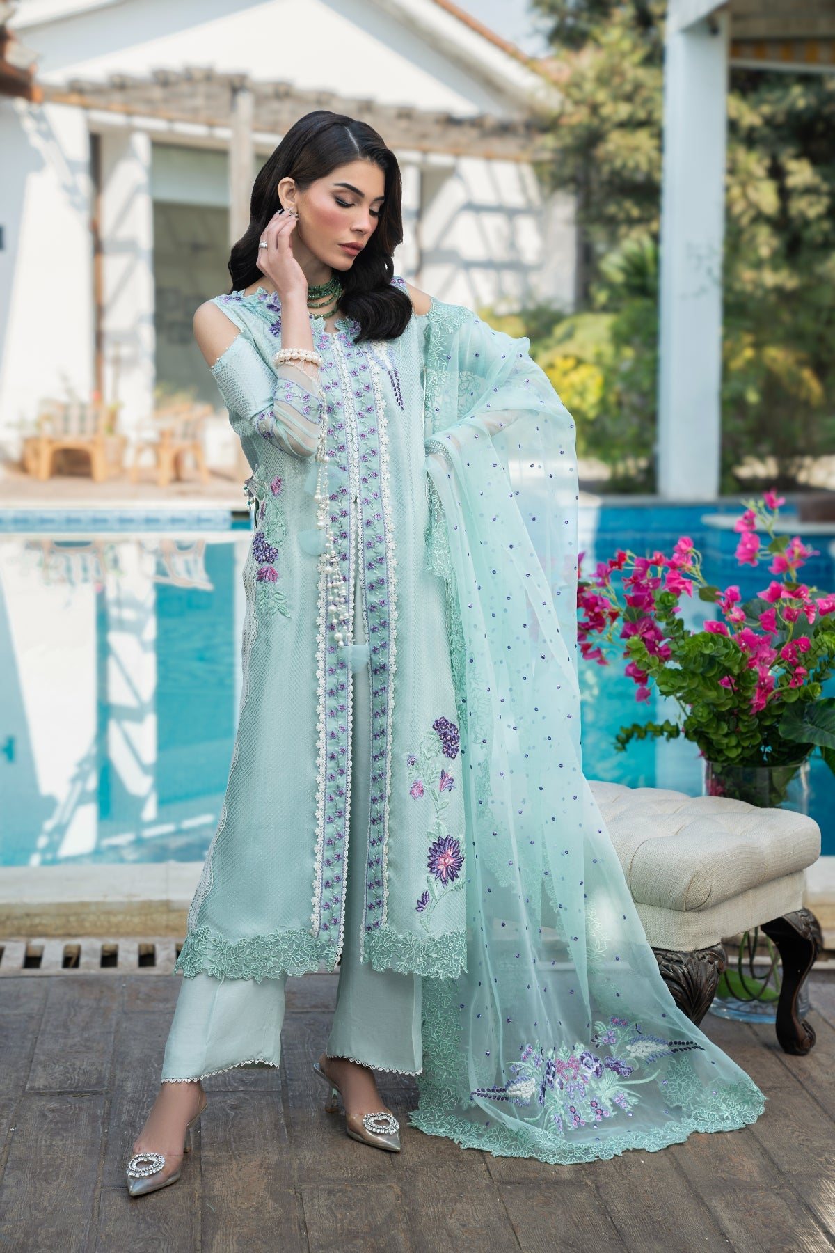 Tabyaa | Ruby Collection 25 | Feroza by Tabyaa - Designer Dress  - Type : Ladies Clothes - Available at Libayah - 100% Original 