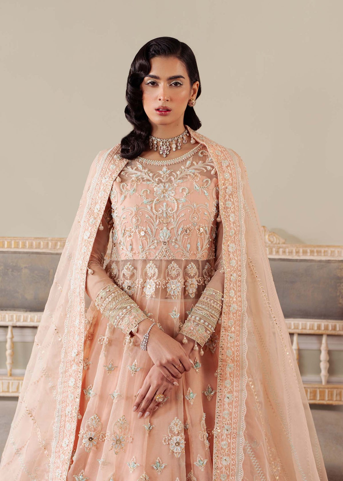 Dastoor | Airah Festive 25 | Cascade by Dastoor - Designer Dress - Type: Ladies Clothes - Available at Libayah - 100% Original