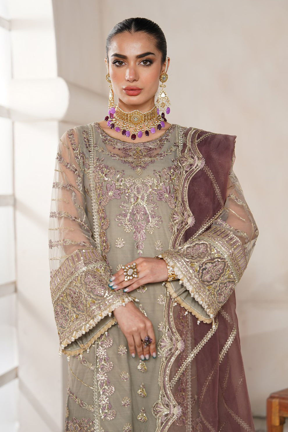 Avyana | Nazneen Festive Edit 24 | Inara by Avyana - Designer Dress - Type: Ladies Clothes - Available at Libayah - 100% Original