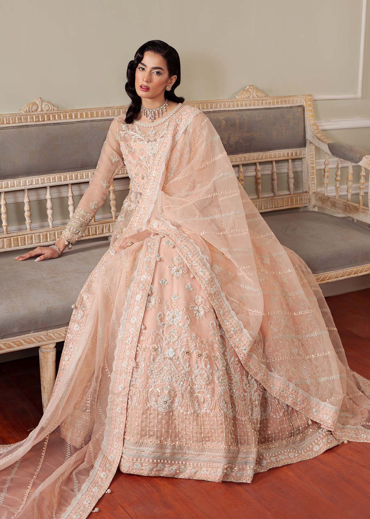 Dastoor | Airah Festive 25 | Cascade by Dastoor - Designer Dress - Type: Ladies Clothes - Available at Libayah - 100% Original