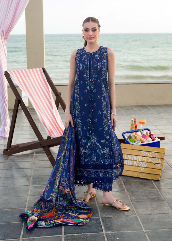 Kanwal Malik | Mira Summer Lawn 26 | Solene by Kanwal Malik - Designer Dress  - Type : Ladies Clothes - Available at Libayah - 100% Original 