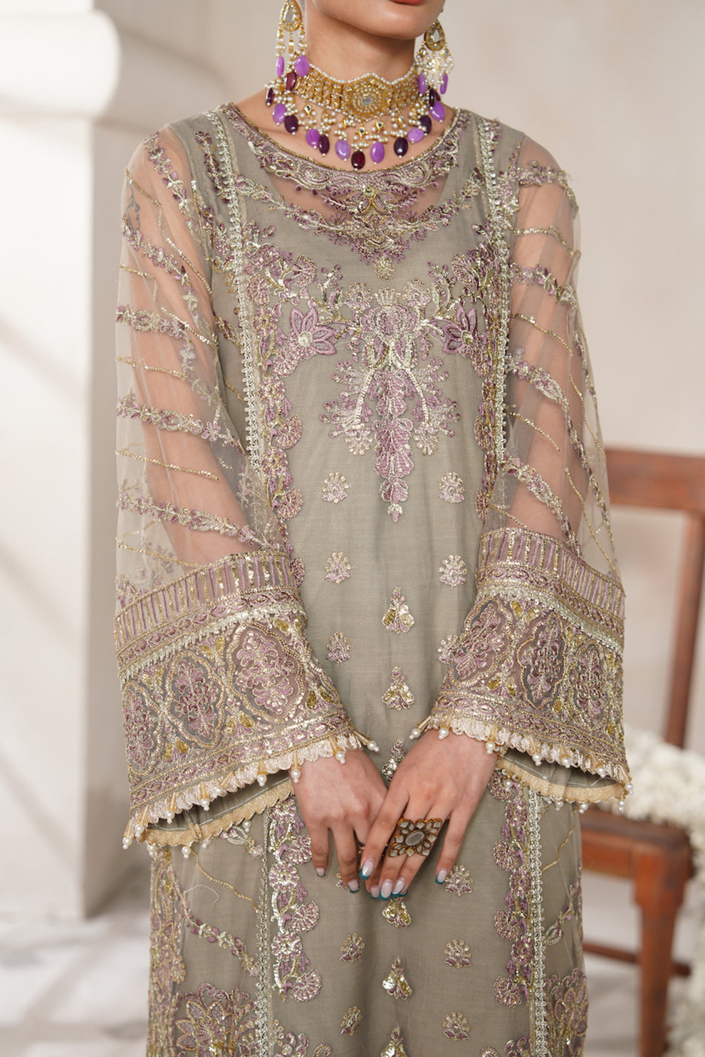 Avyana | Nazneen Festive Edit 24 | Inara by Avyana - Designer Dress - Type: Ladies Clothes - Available at Libayah - 100% Original