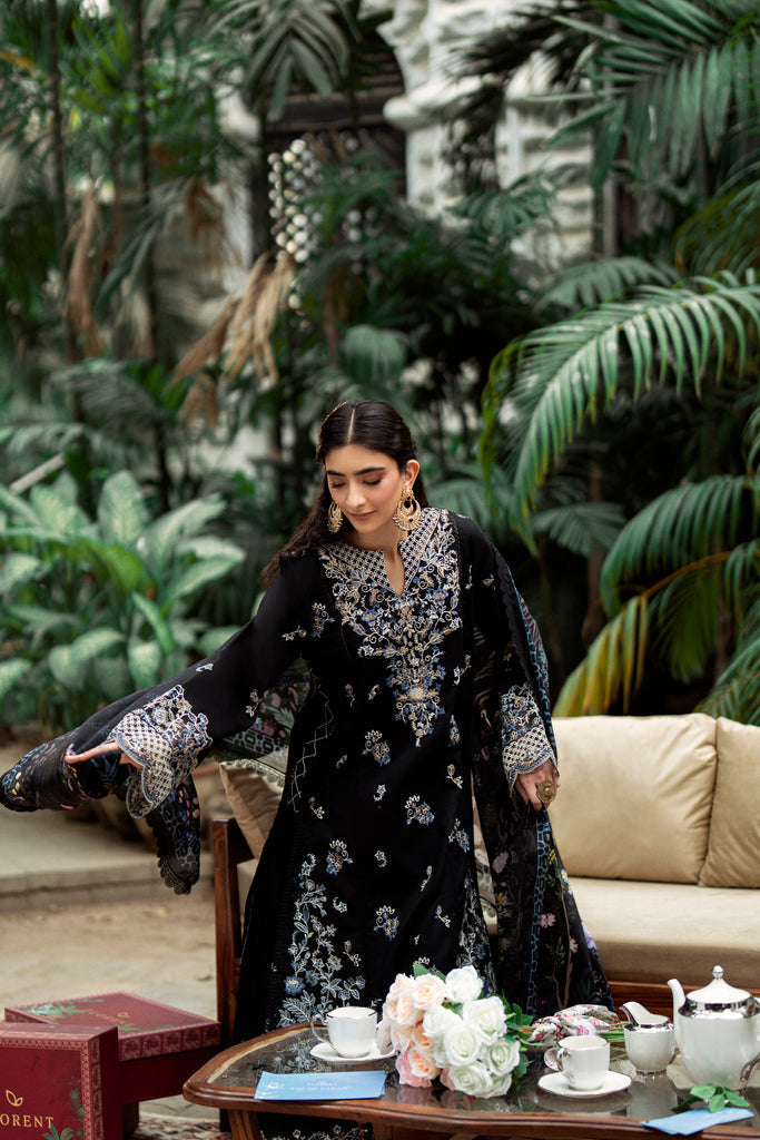 Florent | Eid Edits Luxury Lawn | FEE -2A by Florent - Designer Dress - Type: Ladies Clothes - Available at Libayah - 100% Original