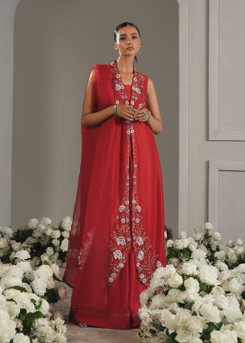 Ruby Ember – authentic Pakistani formal dress from the Umsha The Luxe Chapter collection for women in the UK