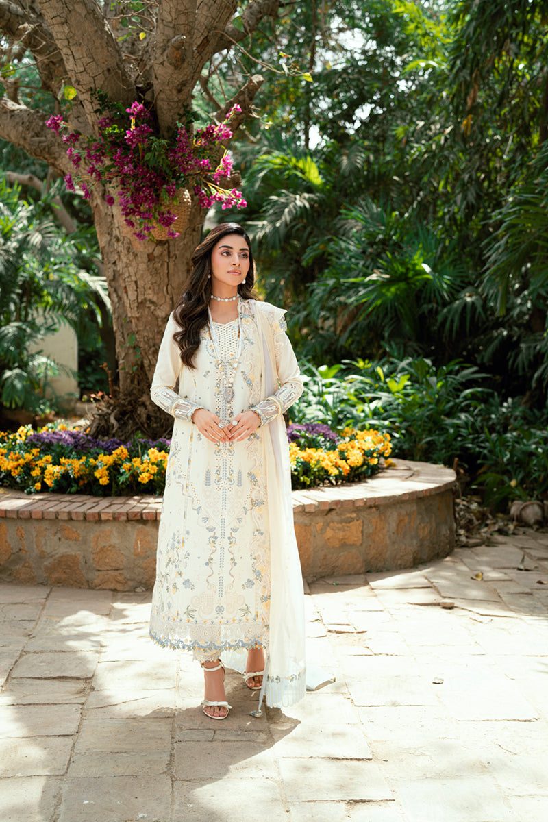 Qalamkar | Luxury Lawn Eid Edit | SB-09 Adeena by Qalamkar - Designer Dress - Type: Ladies Clothes - Available at Libayah - 100% Original