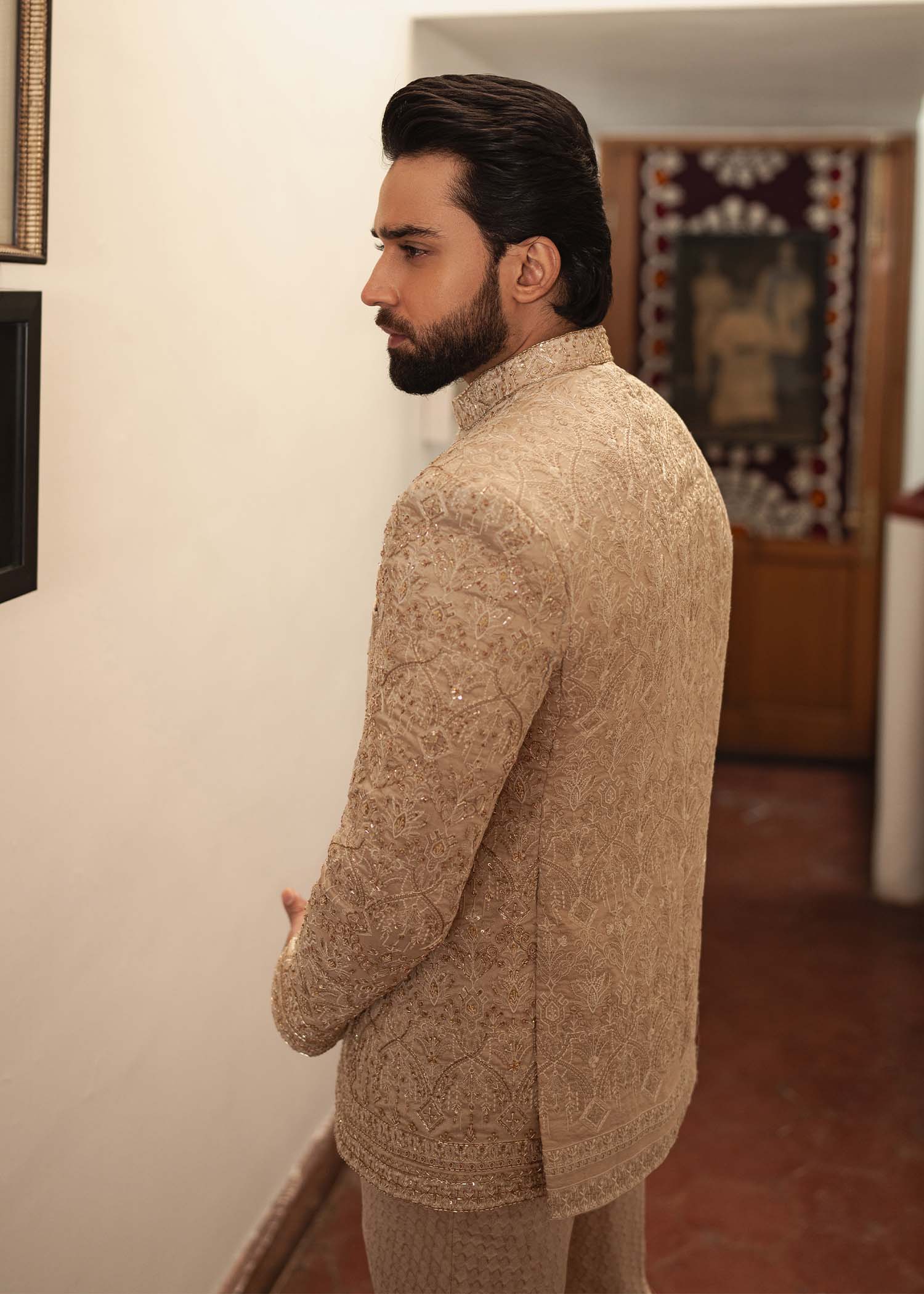 Pakistani Menswear | Kanwal Malik | Ashar by Kanwal Malik - Designer Dress - Type: MensWear - Available at Libayah - 100% Original