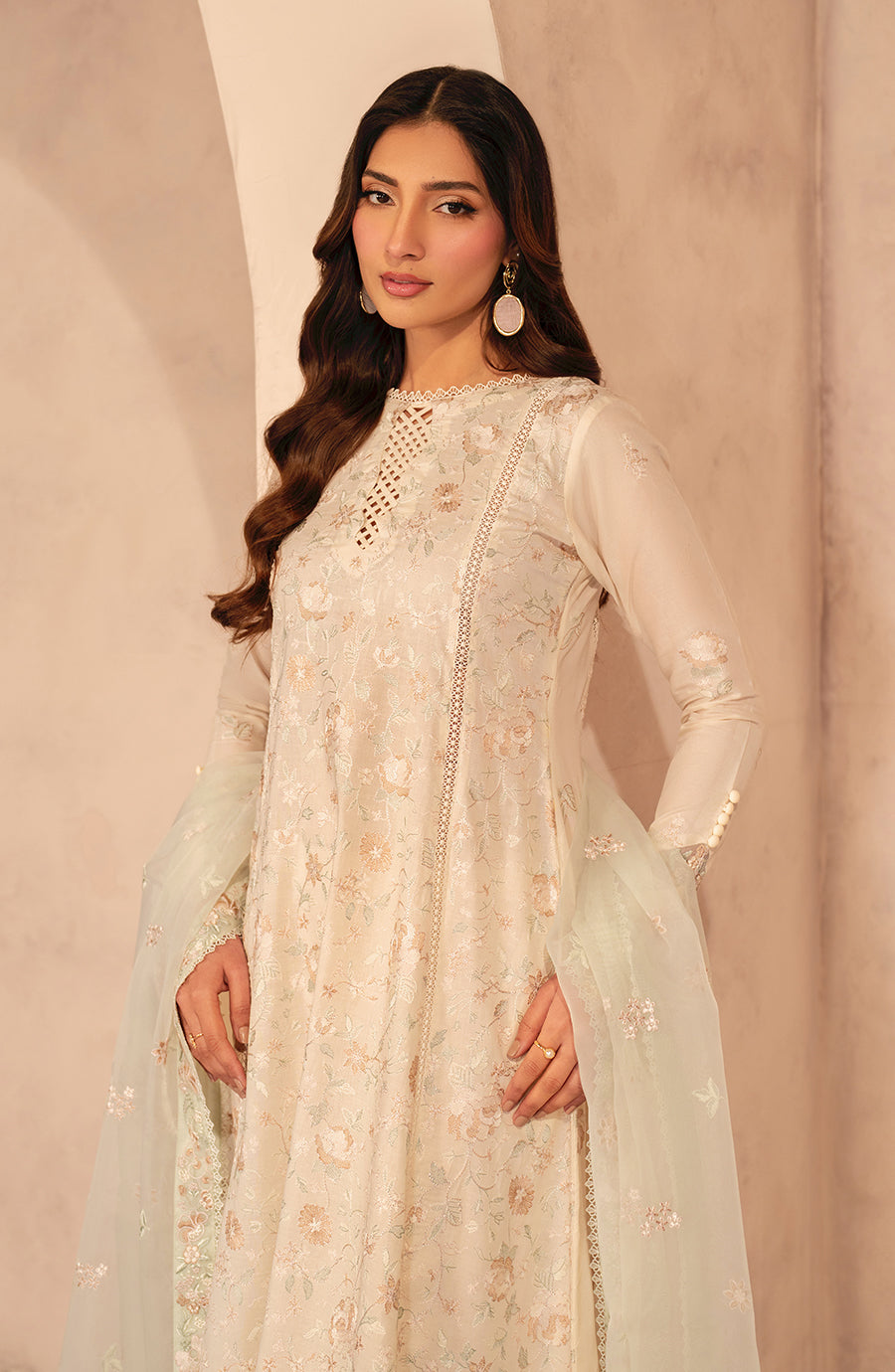 Zarif | Summer Lawn 25 |UNST-LWN-01 DAHEER by Zarif - Designer Dress - Type: Ladies Clothes - Available at Libayah - 100% Original