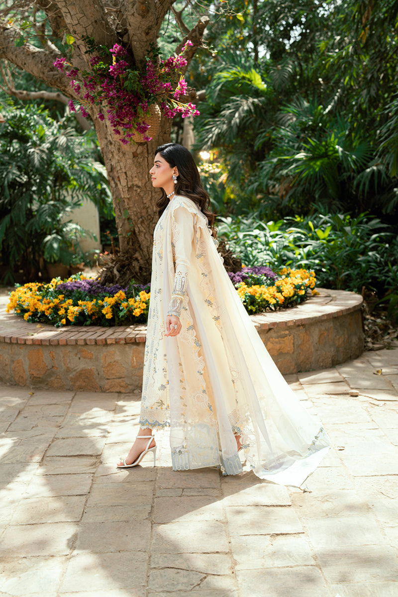 Qalamkar | Luxury Lawn Eid Edit | SB-09 Adeena by Qalamkar - Designer Dress - Type: Ladies Clothes - Available at Libayah - 100% Original