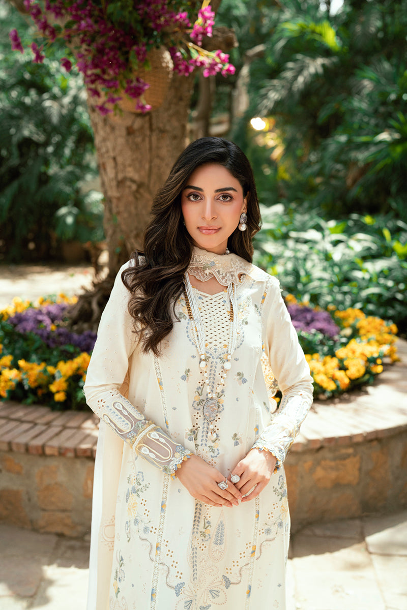 Qalamkar | Luxury Lawn Eid Edit | SB-09 Adeena by Qalamkar - Designer Dress - Type: Ladies Clothes - Available at Libayah - 100% Original