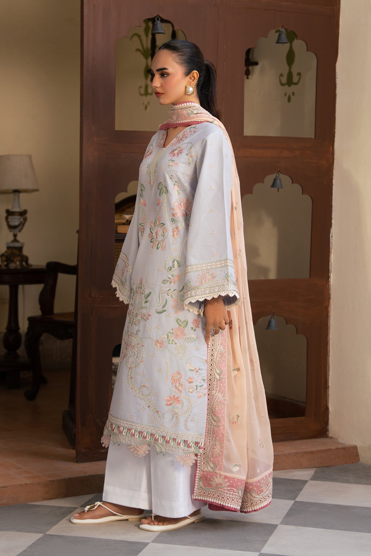 Afrozeh | Basic Pret 26 RTW | NACRE by Afrozeh - Designer Dress  - Type : Ladies Clothes - Available at Libayah - 100% Original 