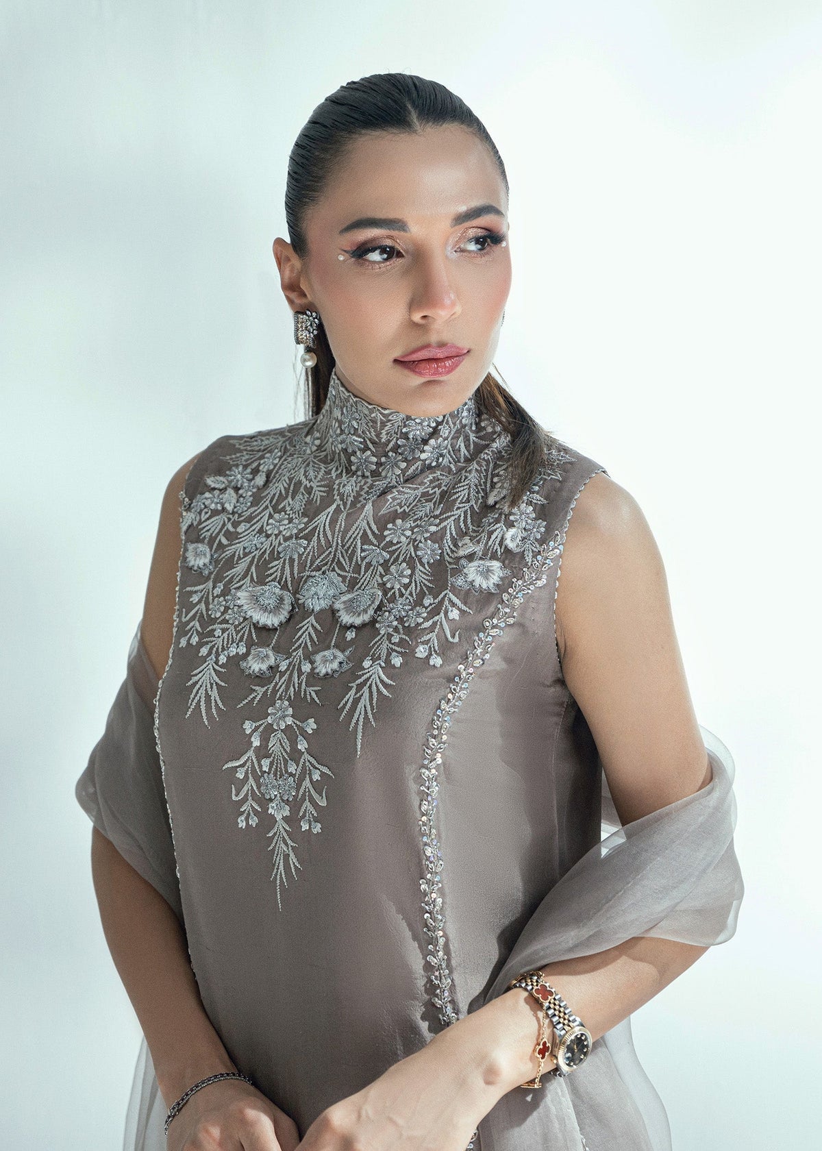 Umsha | Soiree De Rose | Crystal Muse by Umsha - Designer Dress  - Type : Ladies Clothes - Available at Libayah - 100% Original 