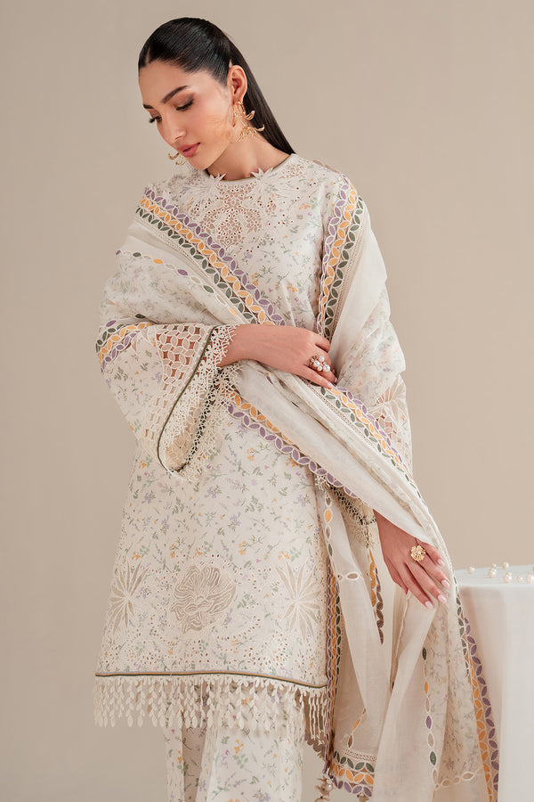 Jazmin | Iris Luxury Lawn 25 | IL'25-D09 by Jazmin - Designer Dress - Type: Ladies Clothes - Available at Libayah - 100% Original
