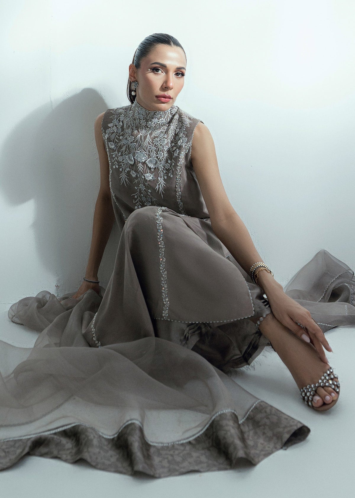 Umsha | Soiree De Rose | Crystal Muse by Umsha - Designer Dress  - Type : Ladies Clothes - Available at Libayah - 100% Original 