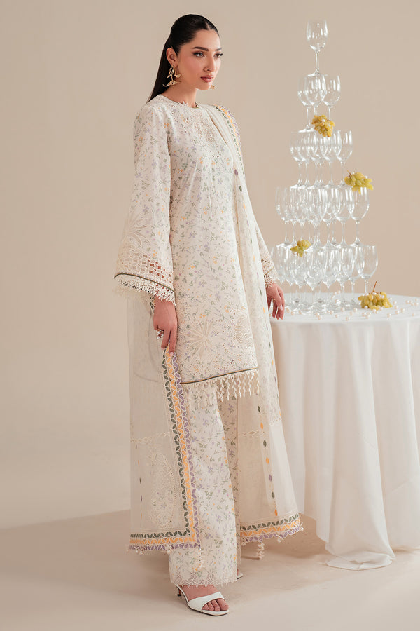 Jazmin | Iris Luxury Lawn 25 | IL'25-D09 by Jazmin - Designer Dress - Type: Ladies Clothes - Available at Libayah - 100% Original