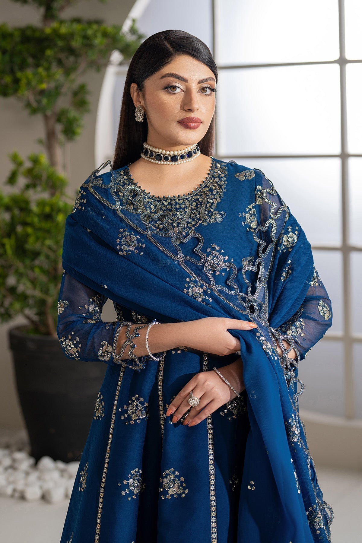 Alizeh | Formals Wear | AF-CH-2189-Pernia by Alizeh - Designer Dress  - Type : Ladies Clothes - Available at Libayah - 100% Original 