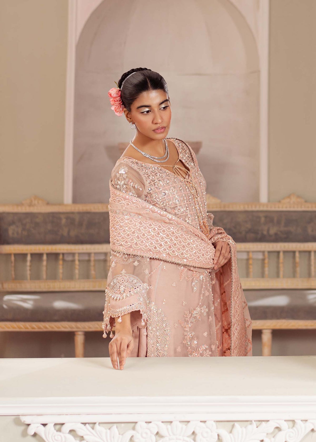 Dastoor | Airah Festive 25 | Chantilly by Dastoor - Designer Dress - Type: Ladies Clothes - Available at Libayah - 100% Original