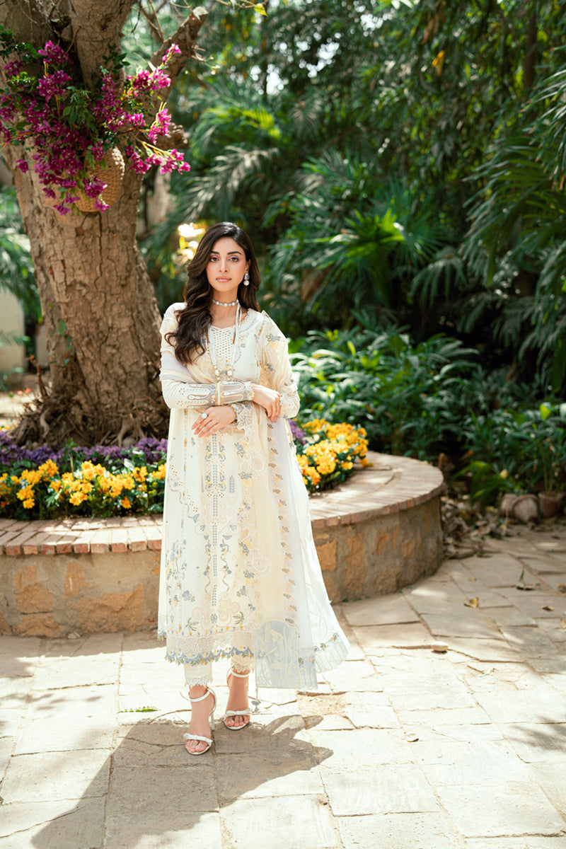 Qalamkar | Luxury Lawn Eid Edit | SB-09 Adeena by Qalamkar - Designer Dress - Type: Ladies Clothes - Available at Libayah - 100% Original