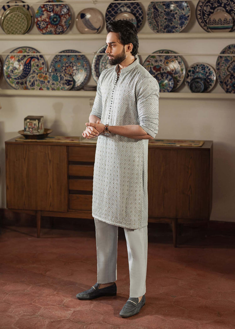 Pakistani Menswear | Kanwal Malik | Shahmeer by Kanwal Malik - Designer Dress - Type: MensWear - Available at Libayah - 100% Original