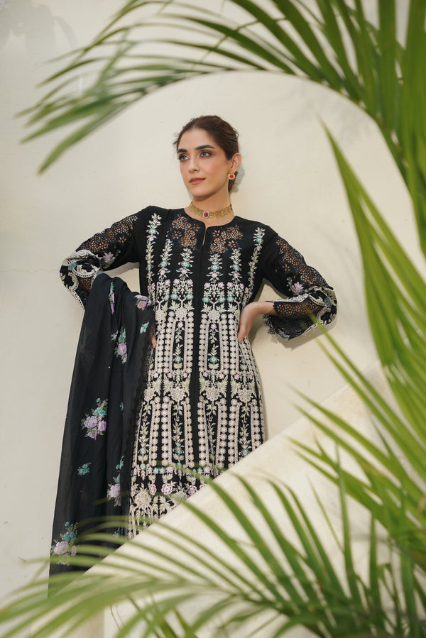 Manara | Luxury Lawn 24 | PEARL by Manara - Designer Dress - Type: Ladies Clothes - Available at Libayah - 100% Original
