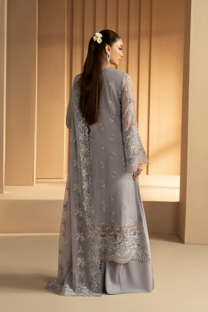 Lavish Premium | Purkashish Formals | Silver Sage by Lavish Premium - Designer Dress  - Type : Ladies Clothes - Available at Libayah - 100% Original 
