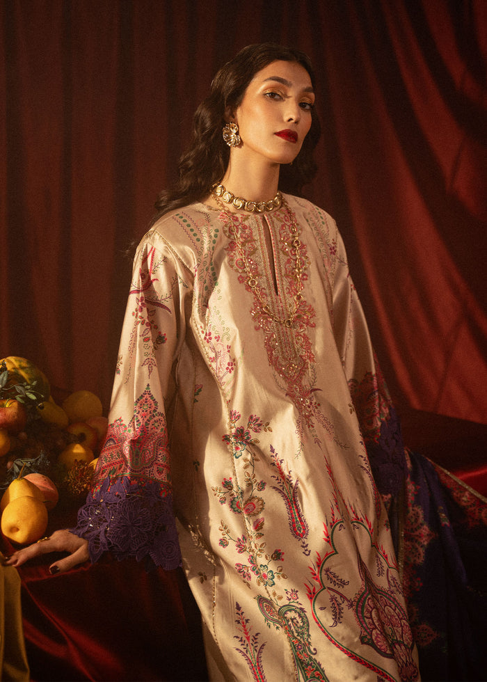 Myeesha | Roohi Silk Edit 24 | Sunehri by Myeesha - Designer Dress - Type: Ladies Clothes - Available at Libayah - 100% Original