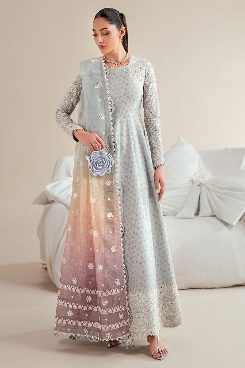 Jazmin | Iris Luxury Lawn 25 | IL'25-D04 by Jazmin - Designer Dress - Type: Ladies Clothes - Available at Libayah - 100% Original
