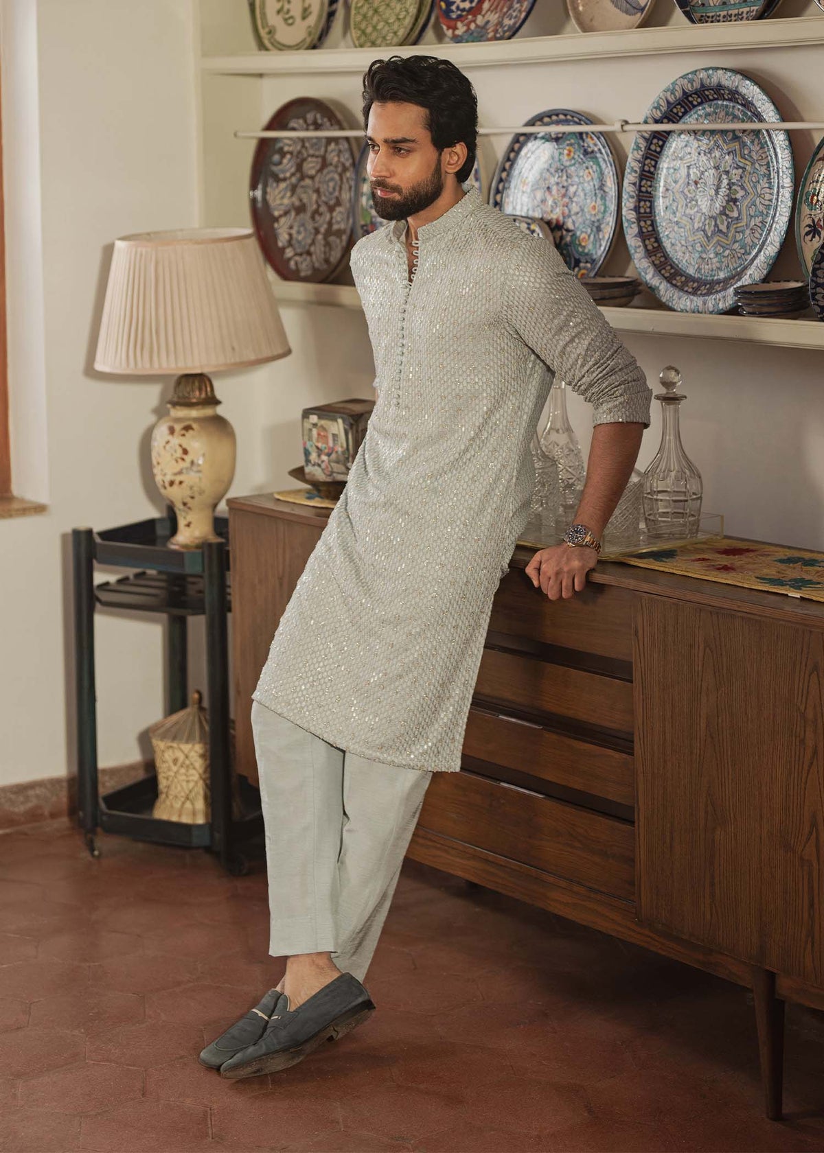 Pakistani Menswear | Kanwal Malik | Shahmeer by Kanwal Malik - Designer Dress - Type: MensWear - Available at Libayah - 100% Original