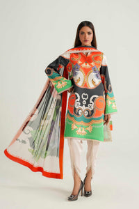 Akbar Aslam | Silk Pret | Vayla - Designer Dress - Type : Ladies Clothes - Available at Libayah - 100% Original