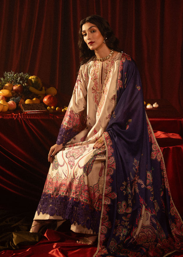 Myeesha | Roohi Silk Edit 24 | Sunehri by Myeesha - Designer Dress - Type: Ladies Clothes - Available at Libayah - 100% Original