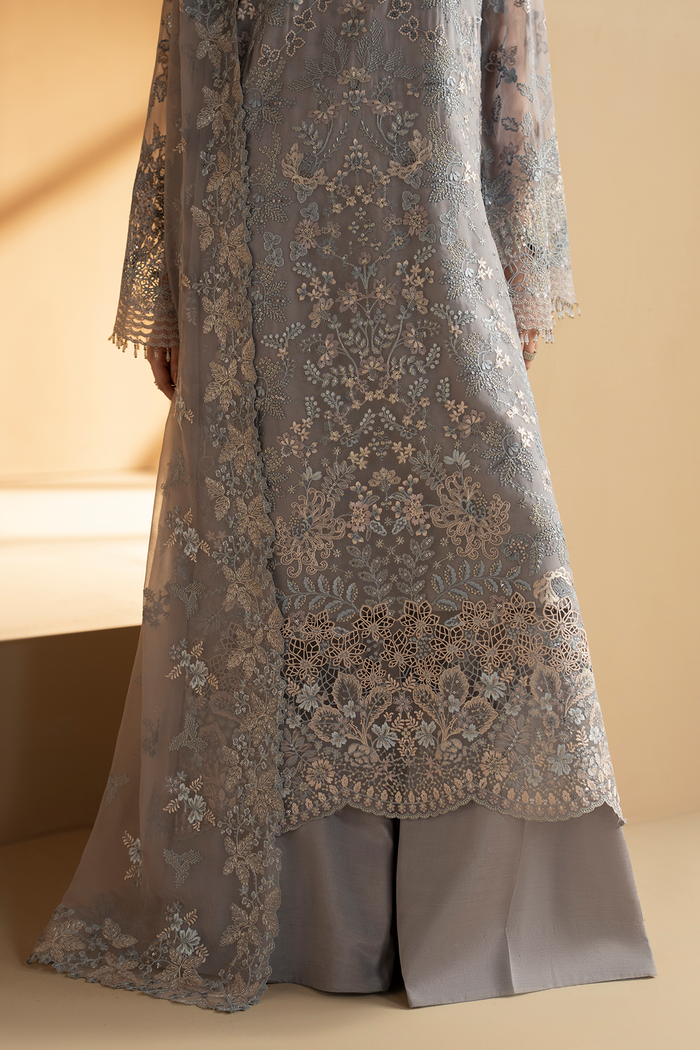 Lavish Premium | Purkashish Formals | Silver Sage by Lavish Premium - Designer Dress  - Type : Ladies Clothes - Available at Libayah - 100% Original 