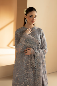 Lavish Premium | Purkashish Formals | Silver Sage by Lavish Premium - Designer Dress  - Type : Ladies Clothes - Available at Libayah - 100% Original 