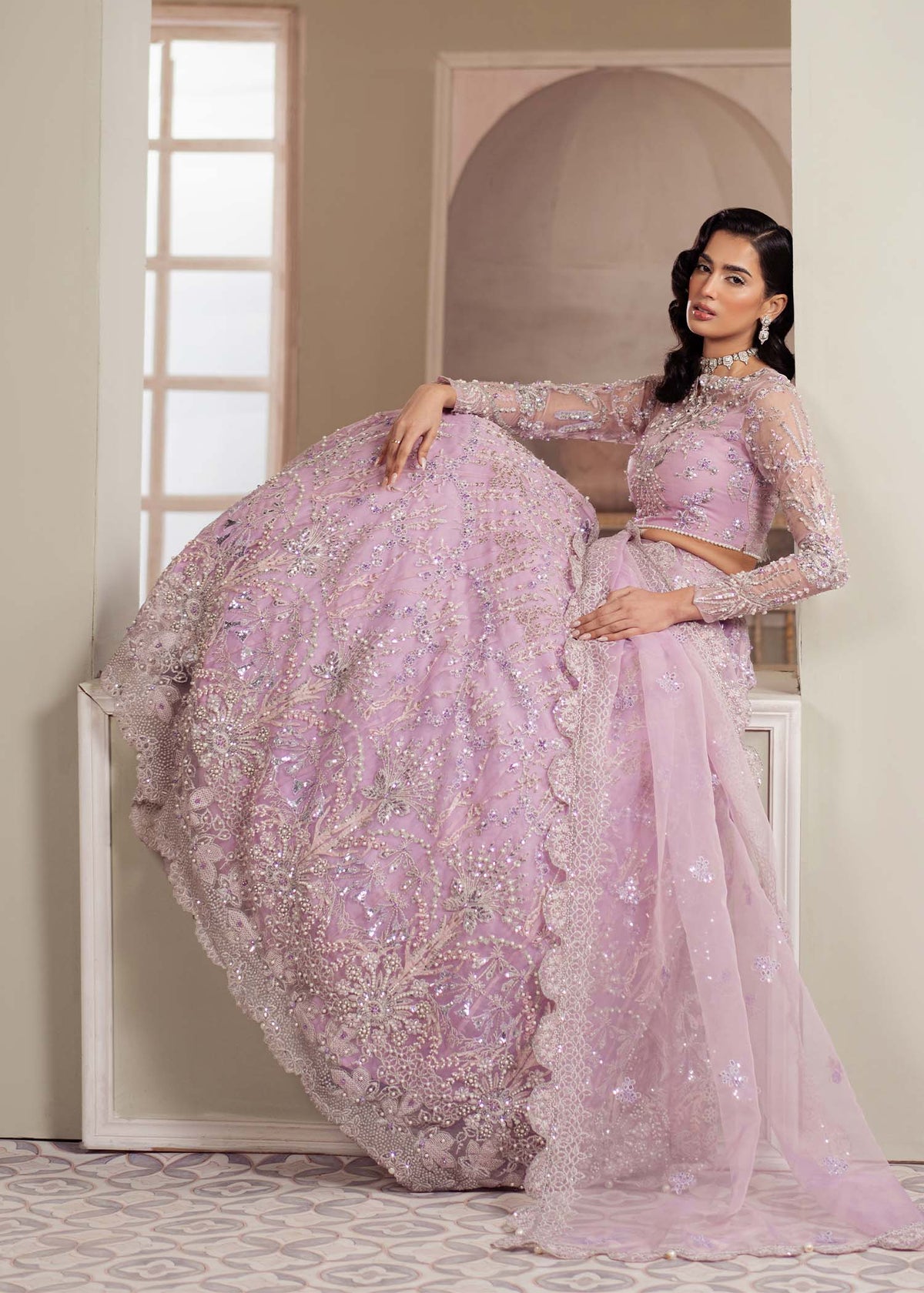Dastoor | Airah Festive 25 | Lustre by Dastoor - Designer Dress - Type: Ladies Clothes - Available at Libayah - 100% Original