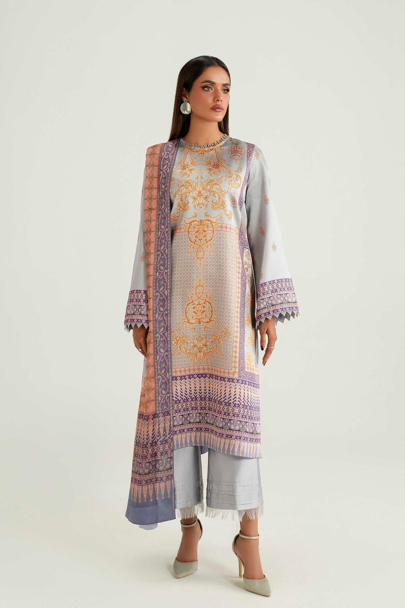 Akbar Aslam | Silk Pret | Noura - Designer Dress - Type : Ladies Clothes - Available at Libayah - 100% Original