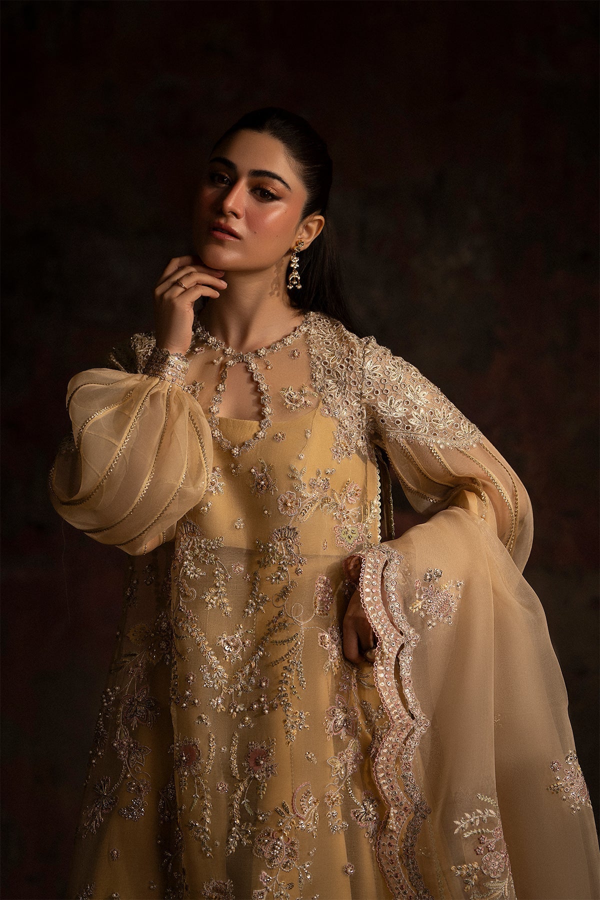 Nyra | Wedding Festive | Sunehri - by Libayah - Registered Vendor of : Nyra - 100% Original Designer Dress