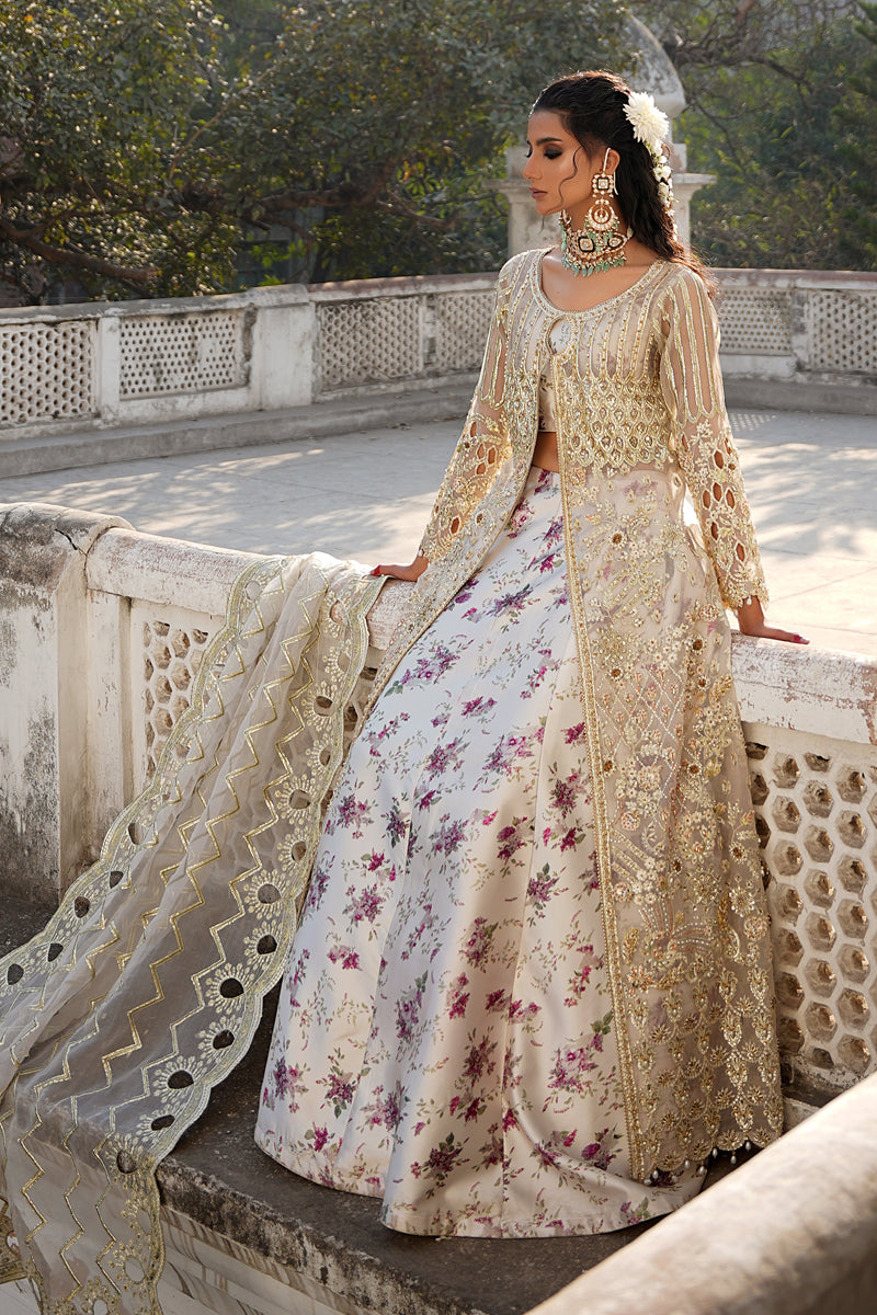 Maryams | Zeenat Luxury Formals | White Orchid - Z-01 by Maryams - Designer Dress - Type: Ladies Clothes - Available at Libayah - 100% Original