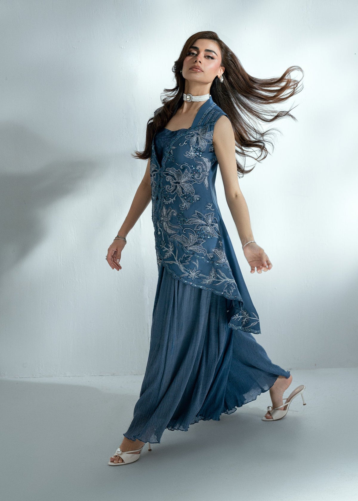 Umsha | Soiree De Rose | Soft Spell by Umsha - Designer Dress  - Type : Ladies Clothes - Available at Libayah - 100% Original 