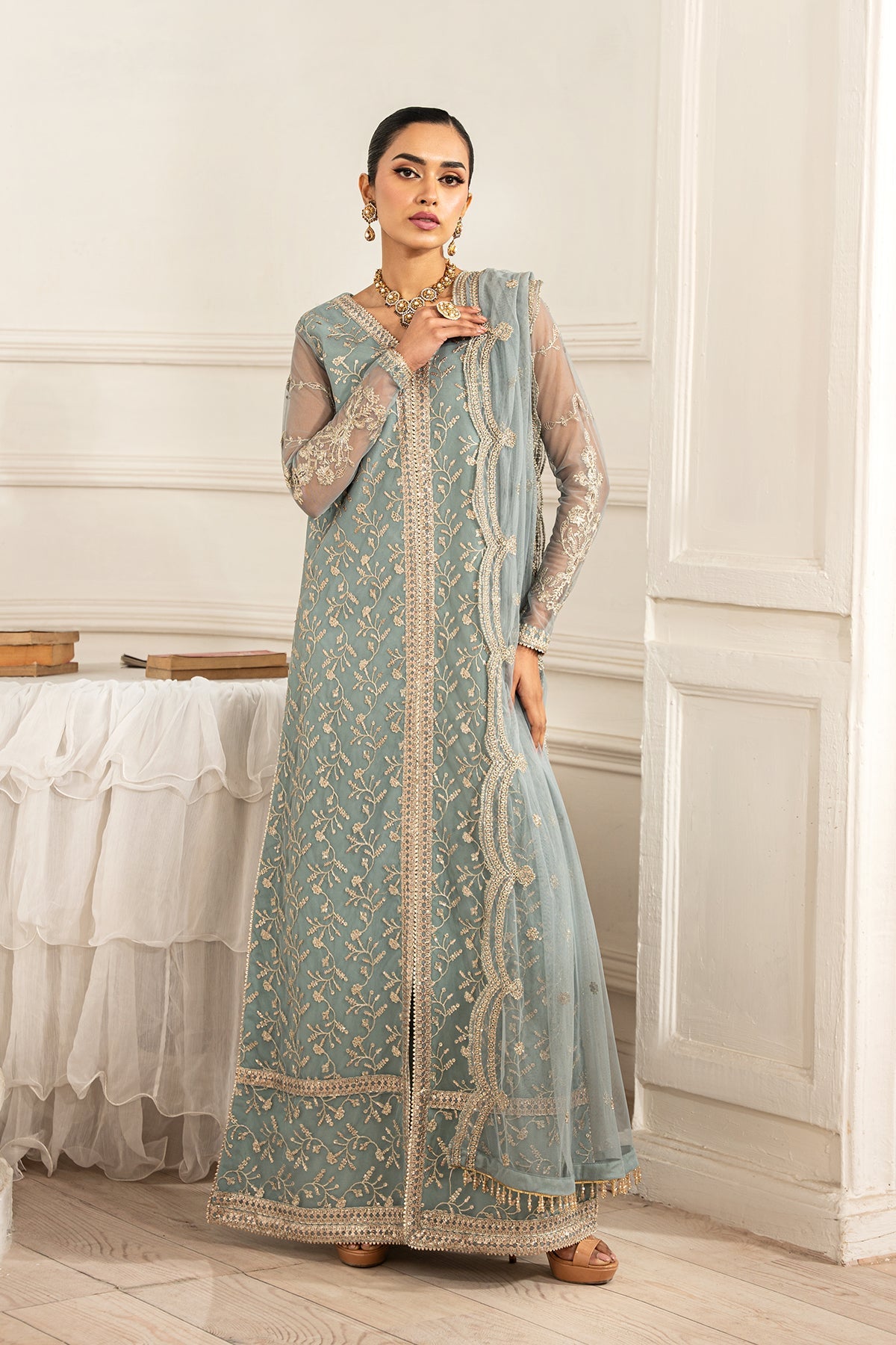 Zarif | Formal Edit 25 | ZFE-01 LYDIA by Zarif - Designer Dress - Type: Ladies Clothes - Available at Libayah - 100% Original