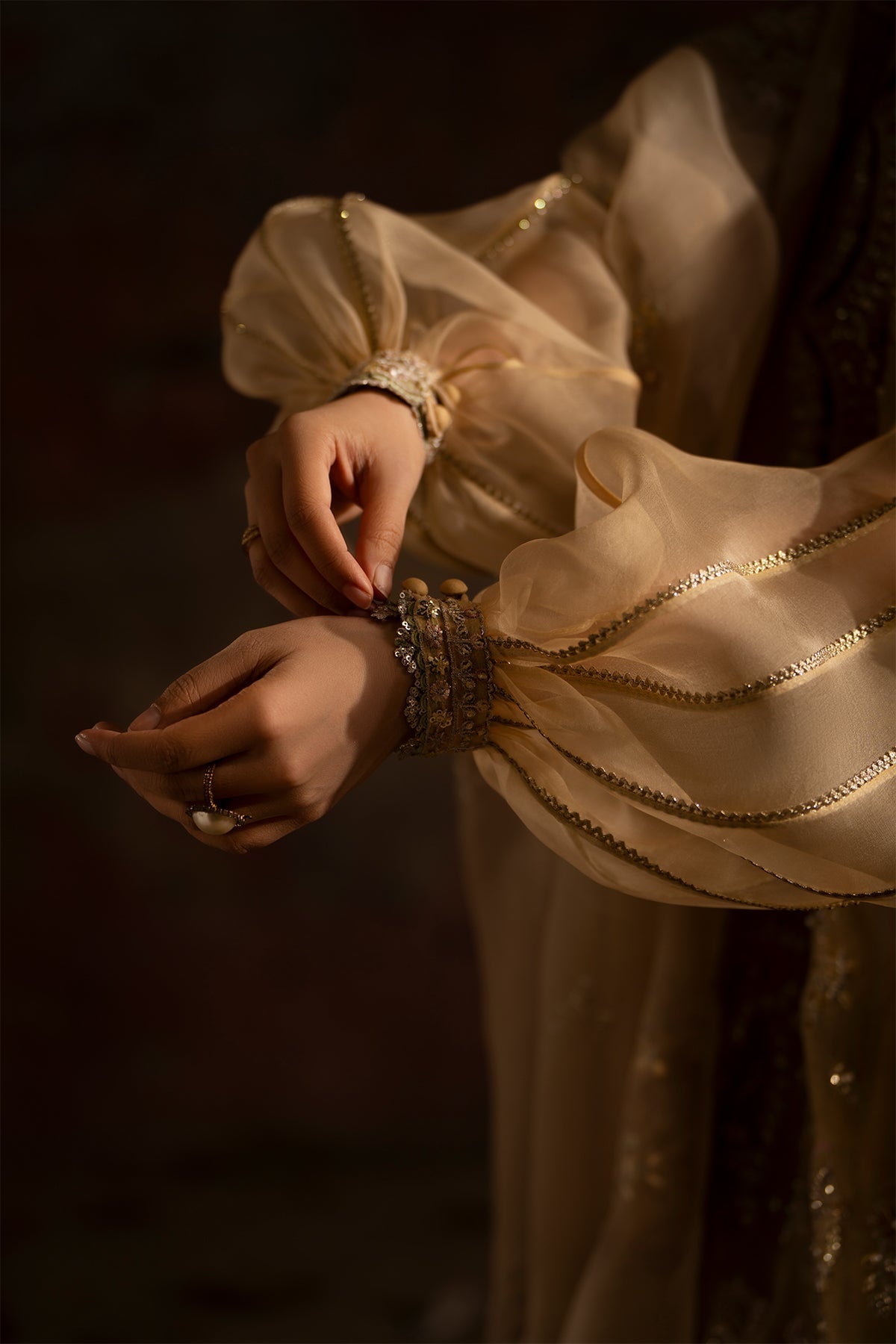 Nyra | Wedding Festive | Sunehri - by Libayah - Registered Vendor of : Nyra - 100% Original Designer Dress
