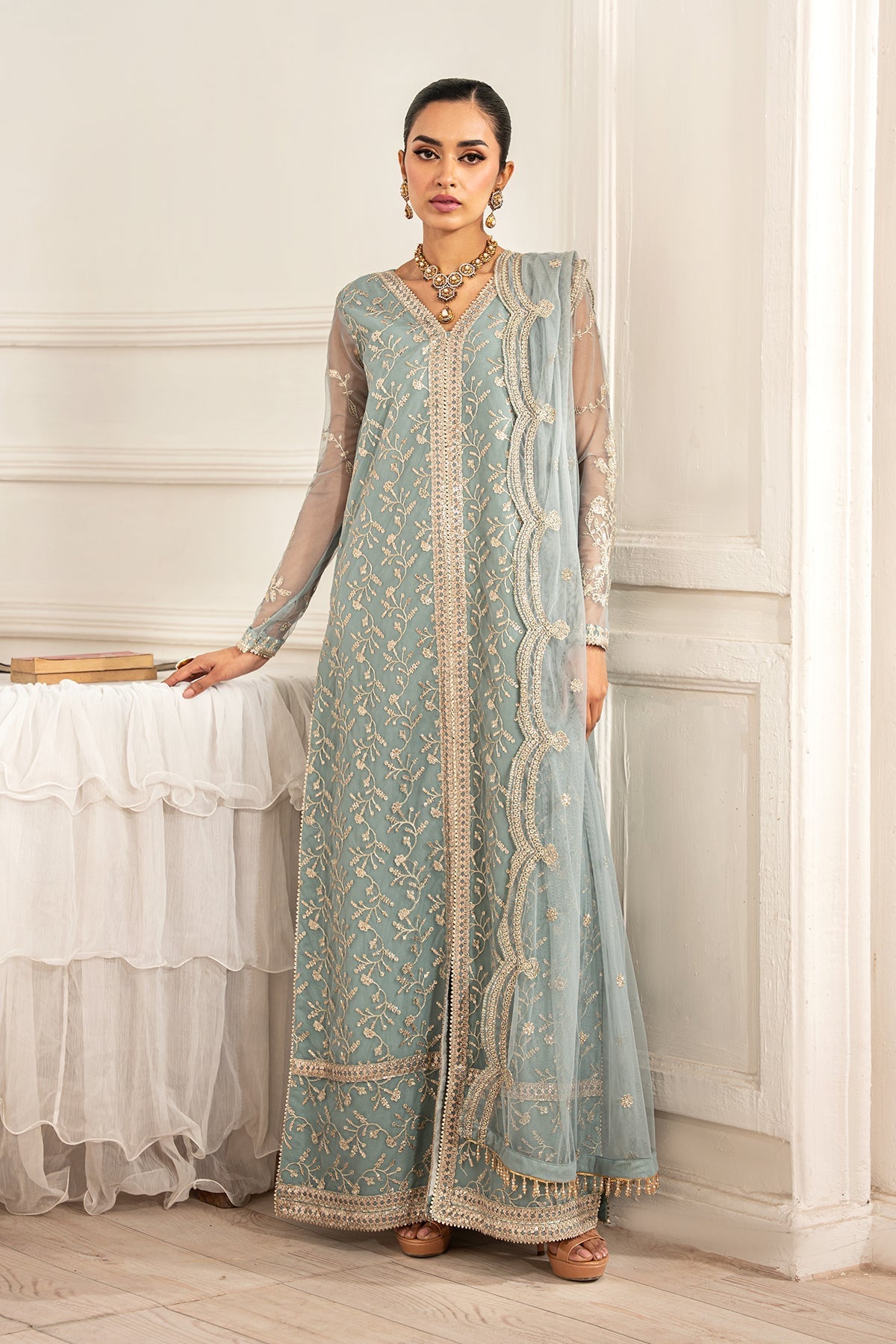 Zarif | Formal Edit 25 | ZFE-01 LYDIA by Zarif - Designer Dress - Type: Ladies Clothes - Available at Libayah - 100% Original