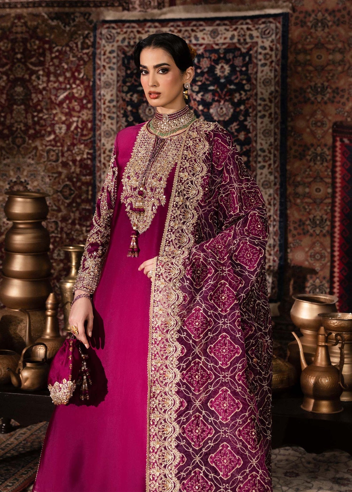 Kanwal Malik | Shehnai Luxury Pret 26 |Nilofer by Kanwal Malik - Designer Dress  - Type : Ladies Clothes - Available at Libayah - 100% Original 
