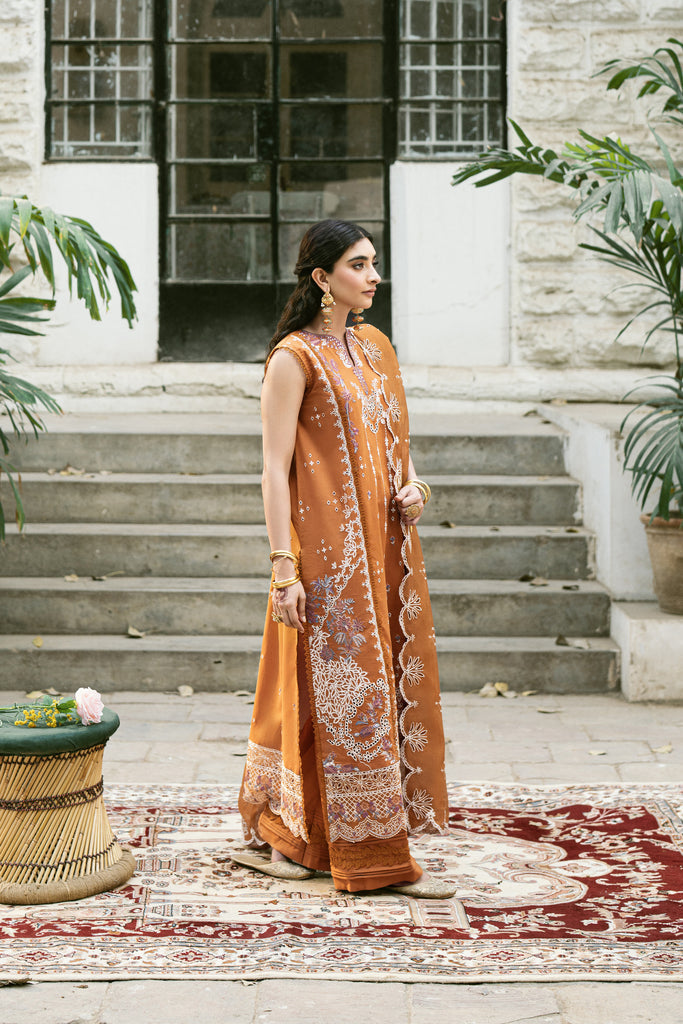 Florent | Eid Edits Luxury Lawn | FEE-6A by Florent - Designer Dress - Type: Ladies Clothes - Available at Libayah - 100% Original