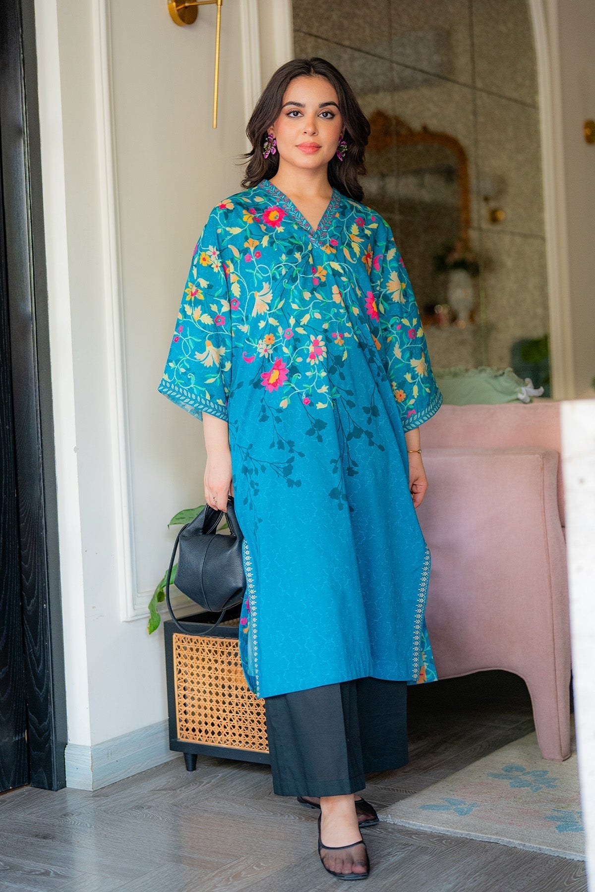 Sahar | Selene Vol 2 | Floral splash by Sahar - Designer Dress - Type: Ladies Clothes - Available at Libayah - 100% Original
