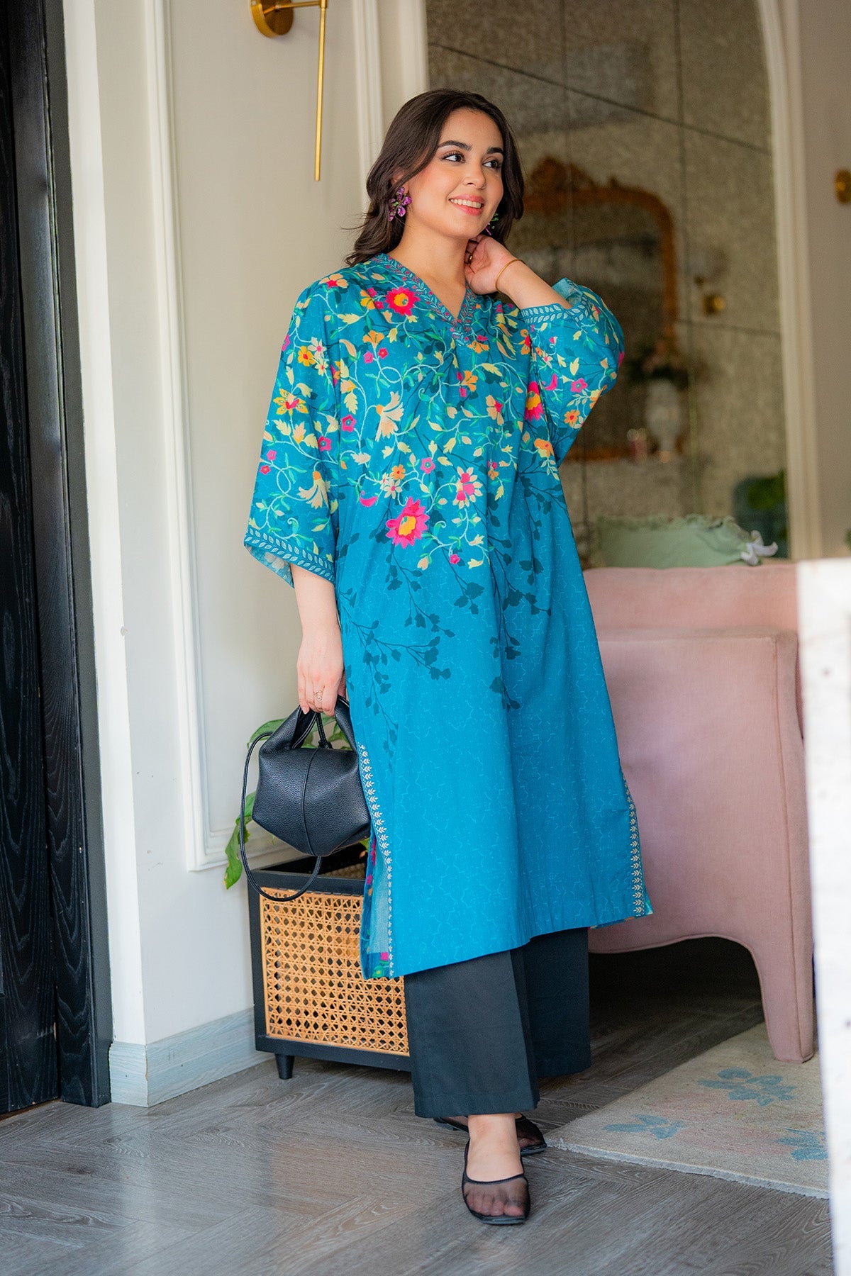 Sahar | Selene Vol 2 | Floral splash by Sahar - Designer Dress - Type: Ladies Clothes - Available at Libayah - 100% Original