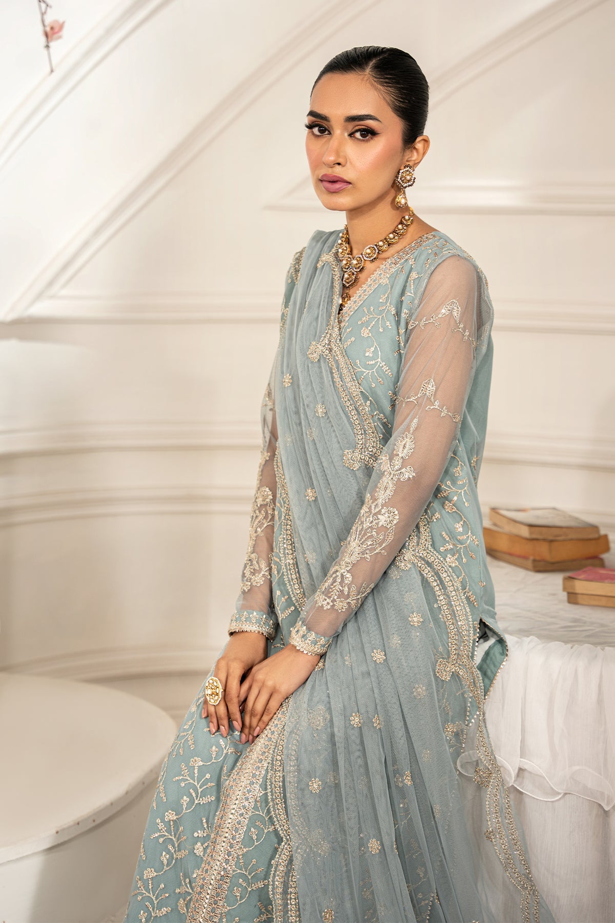 Zarif | Formal Edit 25 | ZFE-01 LYDIA by Zarif - Designer Dress - Type: Ladies Clothes - Available at Libayah - 100% Original