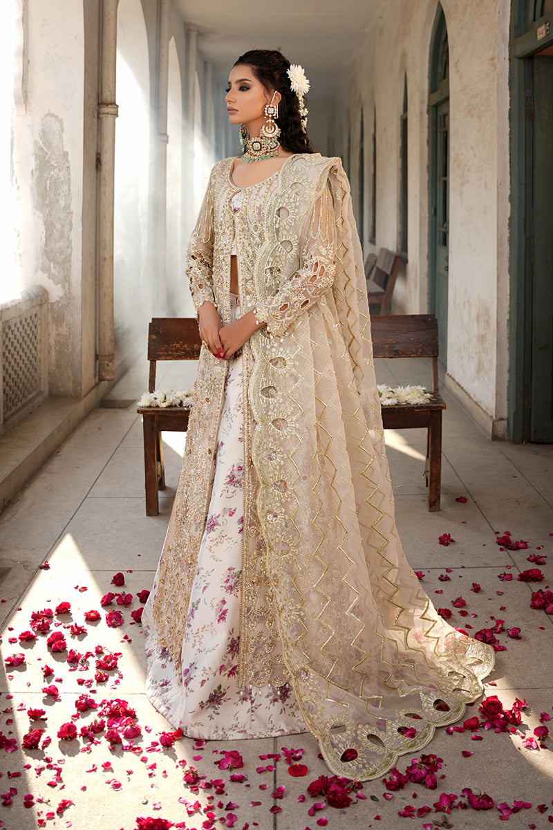 Maryams | Zeenat Luxury Formals | White Orchid - Z-01 by Maryams - Designer Dress - Type: Ladies Clothes - Available at Libayah - 100% Original